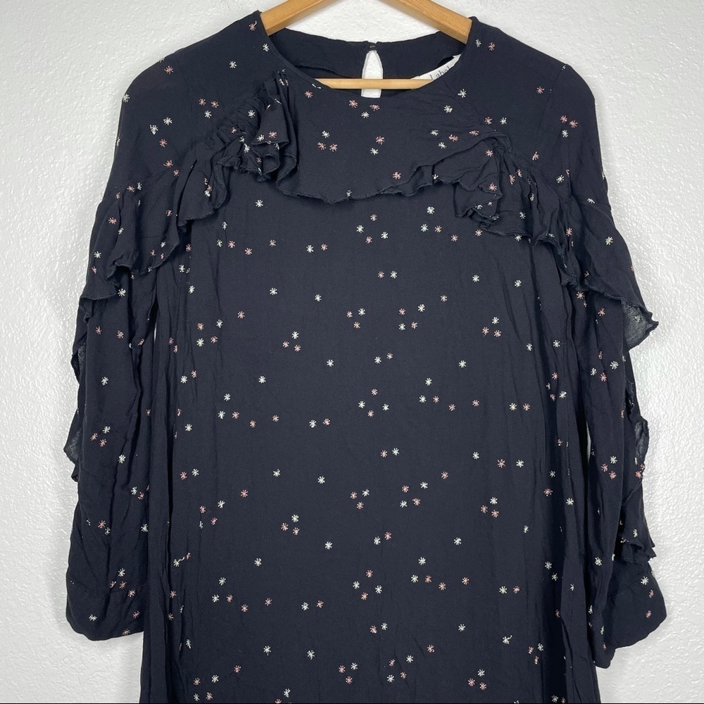 Label Ritu Kumar Black Celestial Ruffle Dress - Picture 4 of 11